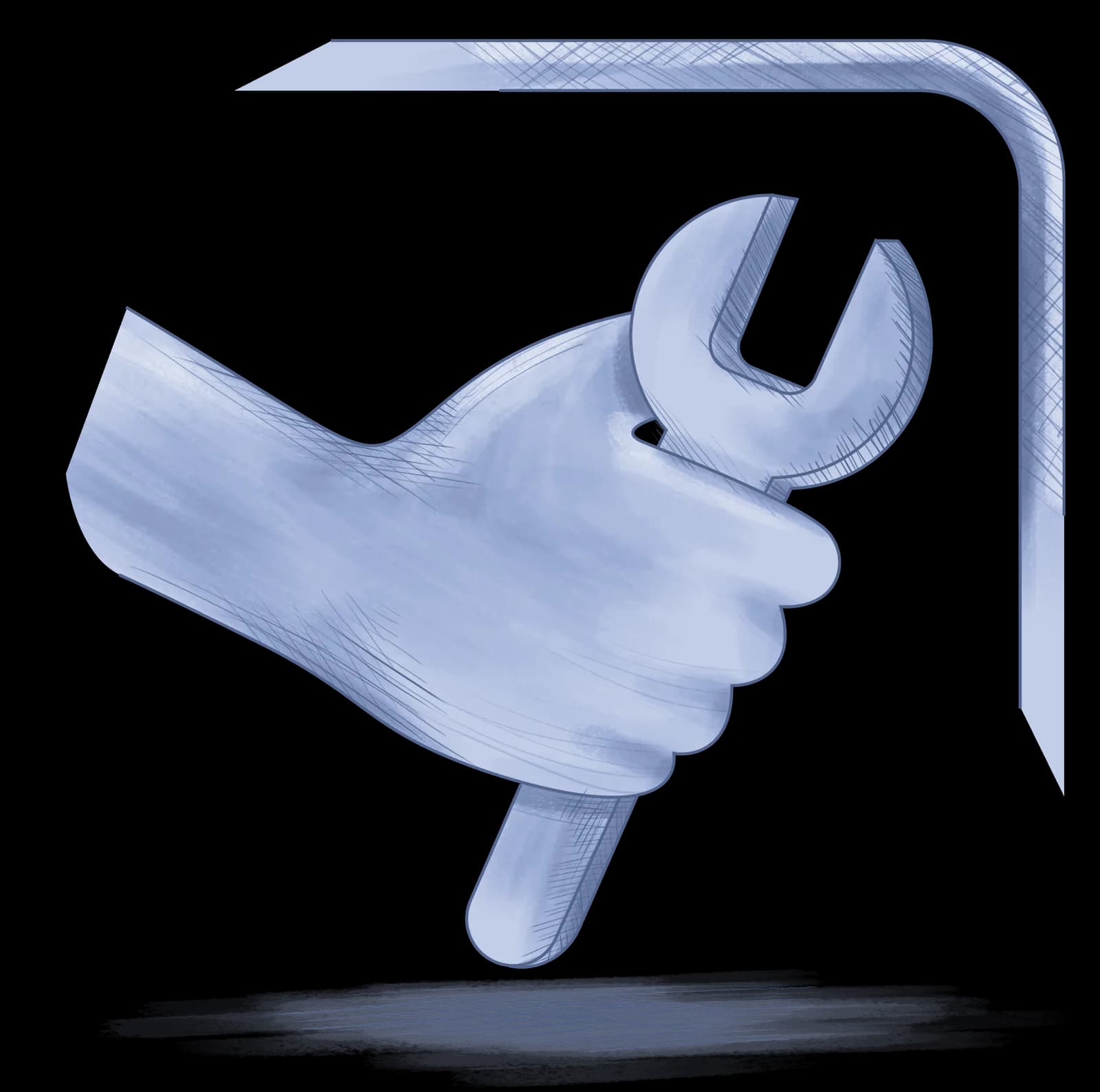 Illustration depicting how the Agile Growth Hackers team works with clients on growth campaigns