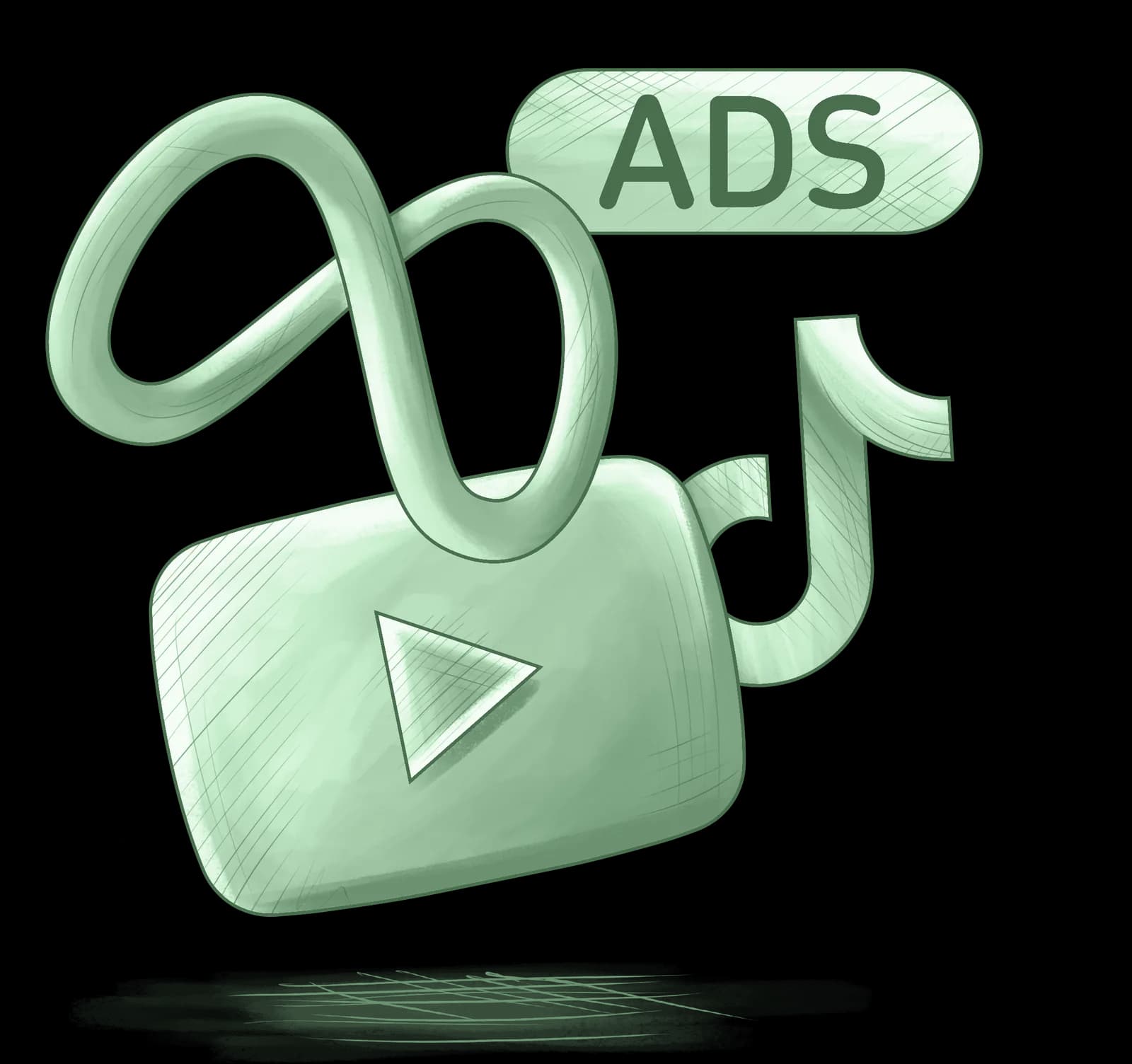 Illustration of short-form video ads built for Meta, TikTok, and YouTube performance placements