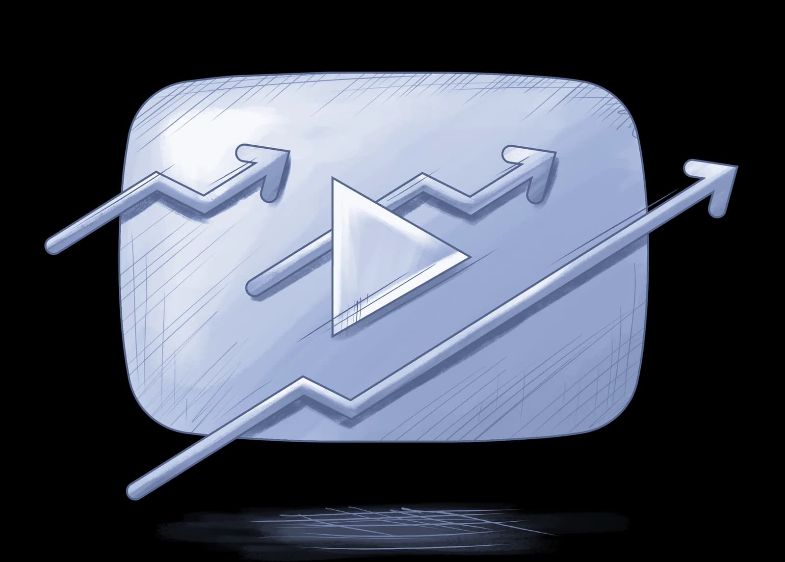 Illustration of Google Performance Max and YouTube ads scaling reach across all Google inventory
